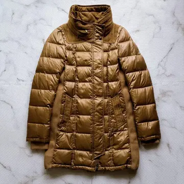 새상품급 5351 푸르옴므 베이지 롱다운 M