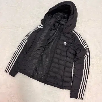 새상품급 adidas originals 여성용 다운 자켓 블랙