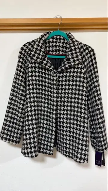 아루메트(Allumette) 코트/하운드투스/하운드투스 체크 패턴