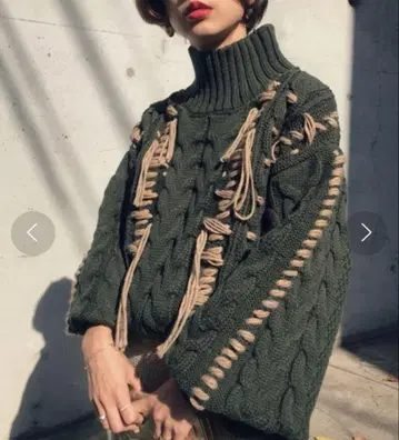 AMERI STITCHCABLEROUNDNESSTOP 케이블 니트