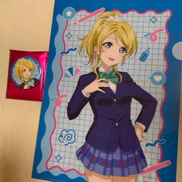 아야세 에리 클리어 파일 캔뱃지 러브 라이브! 시리즈 15주년 기념