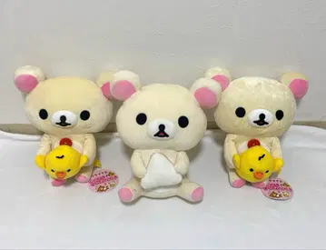 리락쿠마 코리락쿠마 키이로이트리 봉제 인형 세트