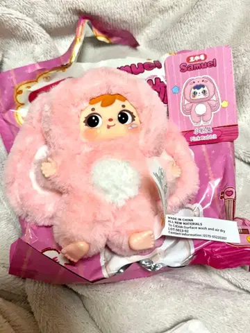 [ 새상품급 ] 삼소모 Samuel 핑크 토끼 봉제 인형