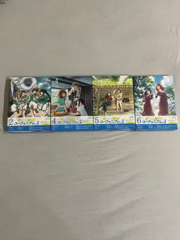 울려라! 유포니움 3 Blu-ray 2, 4, 5, 6권 세트