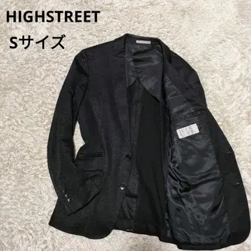 HIGHSTREET 하이스트릿 마 혼방 린넨 혼방 자켓 S 사이즈 블랙