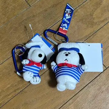 스누피 올라프 카라비너 마스코트 산노미야 마린 패턴 세트