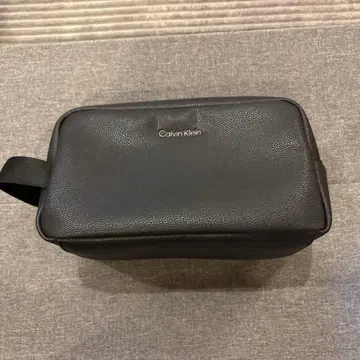 Calvin Klein 블랙 합성 피혁 파우치