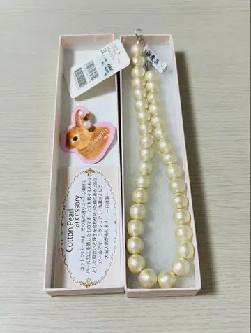 [코튼 펄] 목걸이/귀찌