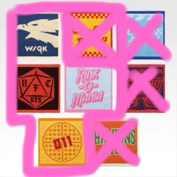 제일복권 기묘한 이야기 G상 자카드 타월 4종 세트