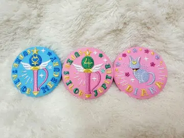 세일러문 자수 캔뱃지 vol.4