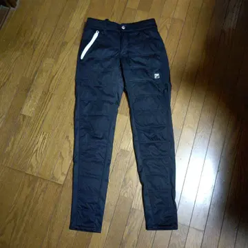 여성용 골프 팬츠 블랙 퀼팅