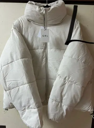 GRL 충전솜 볼륨 다운 자켓 fo1016 아이보리