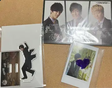 혼다 레오 친필 사인 폴라로이드 콘보이 아크릴 스탠드