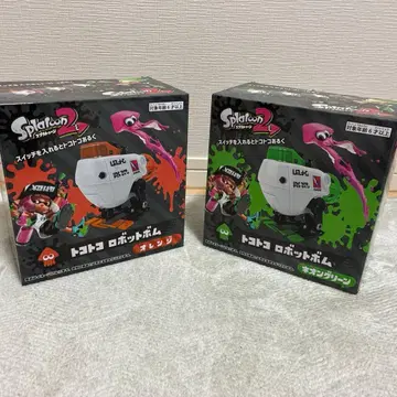 토코토코 로봇 봄 오렌지 & 네온 그린