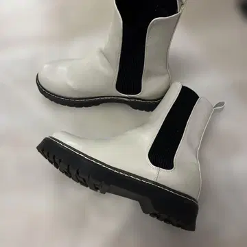 천연 가죽 부츠