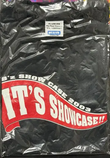 B'z SHOW CASE 2003 한정판 T셔츠 M사이즈