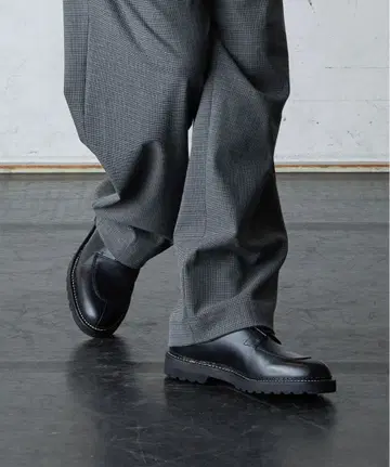 새상품급 에고 트리핑 DERBIMOD 가죽 신발 사이즈 9 블랙