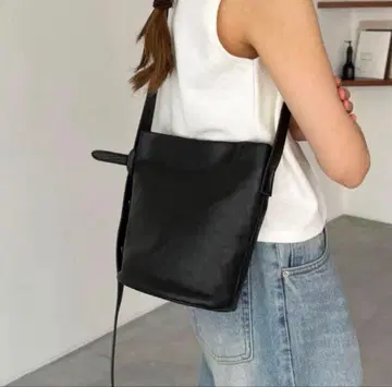 CANAL JEAN El mar 가죽 미니 버킷 숄더백