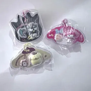 산리오 캐릭터즈 패키지 참 폼폼푸딩 마이멜로디 배트바츠마루