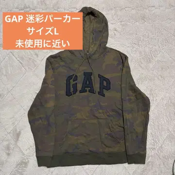 GAP 카모 패턴 후드 부착 후드티 L 사이즈