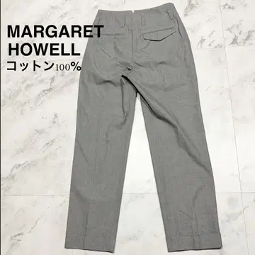 MARGARET HOWELL 코튼 100% 그레이 슬랙스 사이즈 1