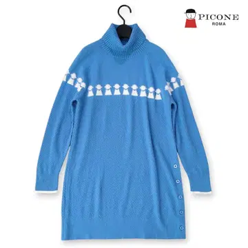 새상품급 STUDIO PICONE 캐시미어 혼방 터틀 니트 튜닉