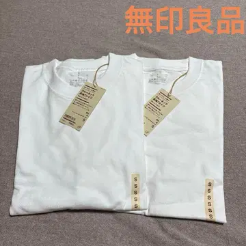 무인양품 크루넥 긴팔 T셔츠 남성용 S 사이즈