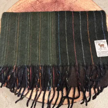 HILLTOP 울 스트라이프 머플러