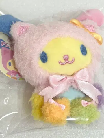 [ 미개봉 새상품 ] 산리오 우사하나 후와모코 애니멀 후드 무뉴구루미