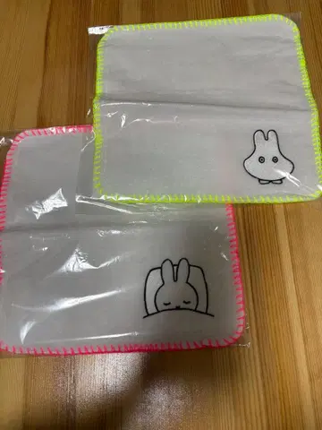 미피 전시 PLAY! MUSEUM 한정판 복슬복슬 핸드 타월 유령/안녕