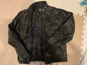 Schott 블랙 라이더 자켓 641q