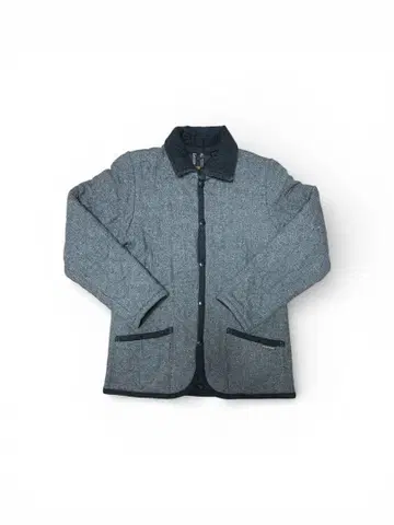 LAVENHAM 그레이 퀼팅 자켓