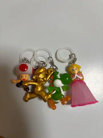 슈퍼 마리오 메지루시 액세서리 2 키노피오 금 마리오 요시 피치