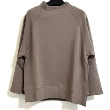 corail 코라유 하이넥 속기모 풀오버 맨투맨 모카