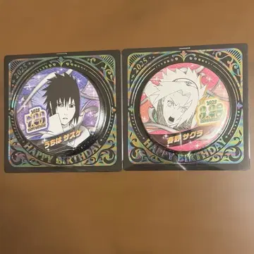 NARUTO -나루토- 생일 캔뱃지 2025 사스케 사쿠라