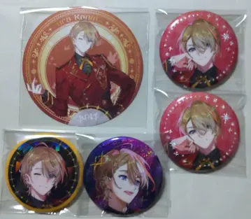 니지산지 캔뱃지 4개 특전 코스터 1개 후라 소토