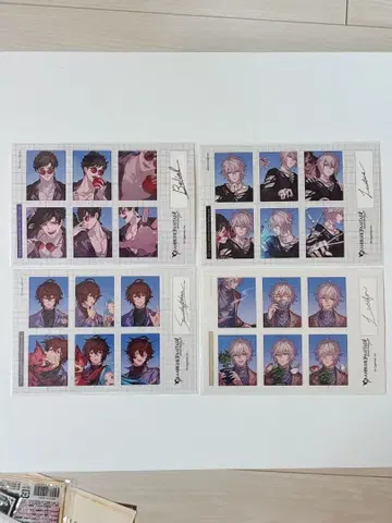 그랑블루 판타지 페스티벌 2025 증명사진풍 스티커 4종 세트