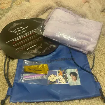 미사용 새상품 TXT 업그레이드 특전 범규 태현 슬로건 2장