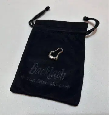 새상품 BACKLASH x Loud Style Design 실버 지퍼 탑