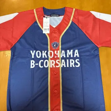 요코하마 비 커세어즈 베이스볼 셔츠 M 사이즈