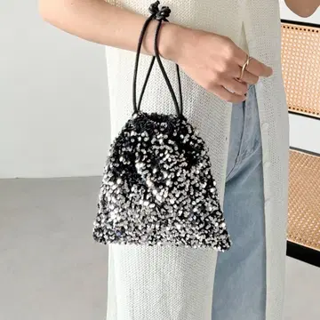 MYMOOD. 2Way 스팽글 복조리 미니 숄더