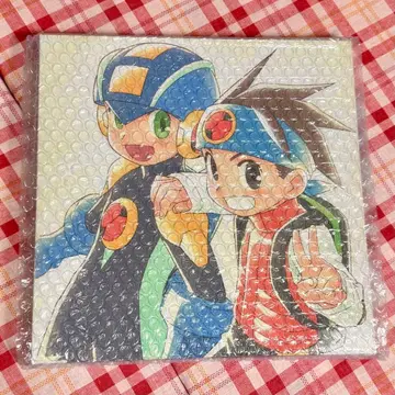 B5 록맨 에그제 15주년 지클레 메모리얼 아트 패널 빛 열두