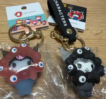 [쿠로미] 만박 한정판 산리오 미야쿠미야쿠 변신 키링 2개 세트