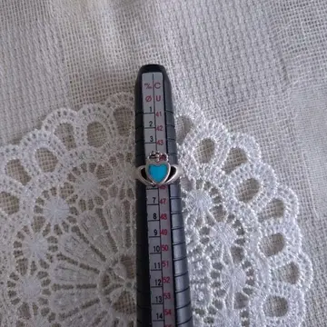 빈티지 크라다 반지 터콰이즈 아일랜드 5호 핑키 영국