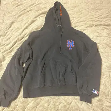 뉴욕 메츠 후드 맨투맨 블랙