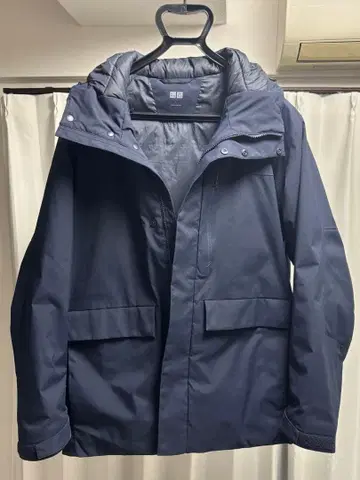 유니클로 하이브리드 다운 파카