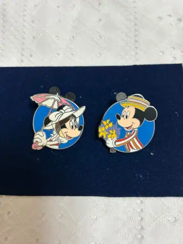 디즈니 메리 포핀스 미키 미니 핀 배지