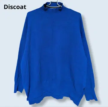 Discoat 하이넥 니트 프리 사이즈