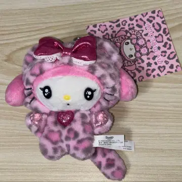 [택 포함 새상품] 갸루 고양이 시리즈 마이멜로디 마스코트 키링