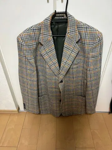 Caprice 체크 무늬 테일러드 자켓 M